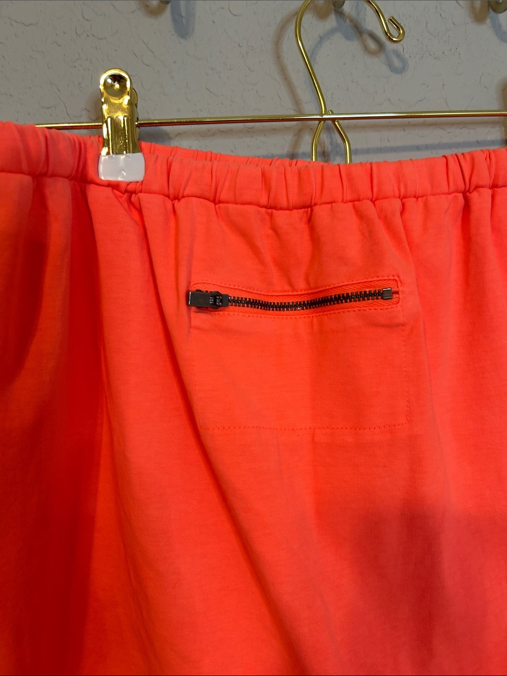 FP Movement Hot Shot Easy Set Orange Long Sleeve Top Shorts NWOT Size Large - Picture 9 of 9